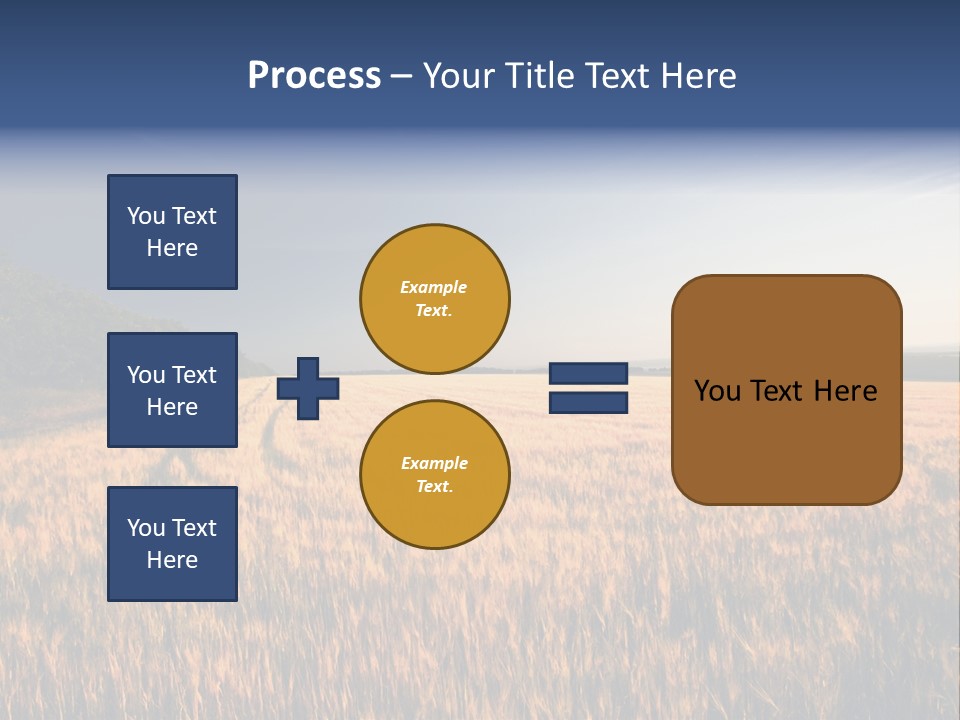 Sunny Closeup Dry PowerPoint Template