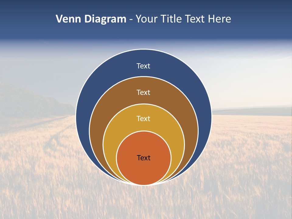 Sunny Closeup Dry PowerPoint Template