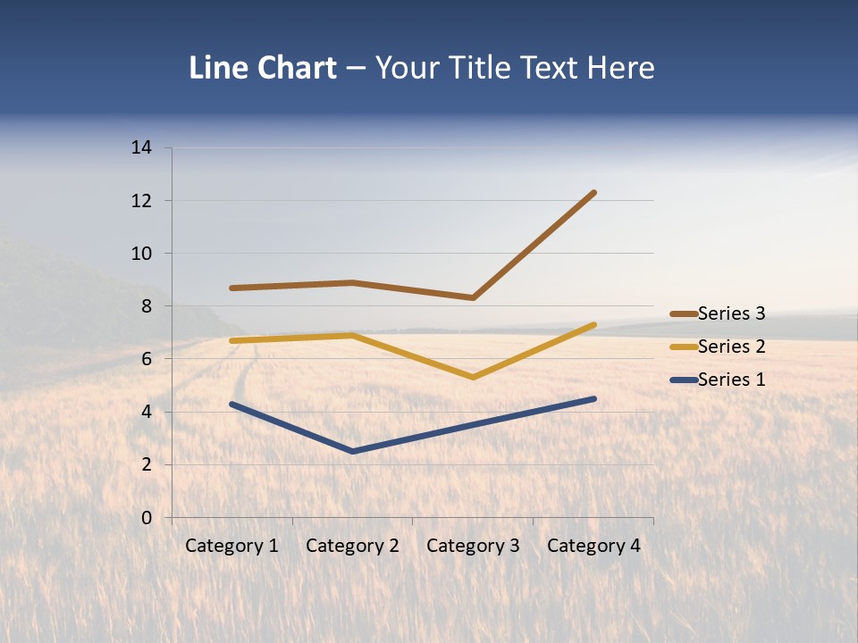 Sunny Closeup Dry PowerPoint Template