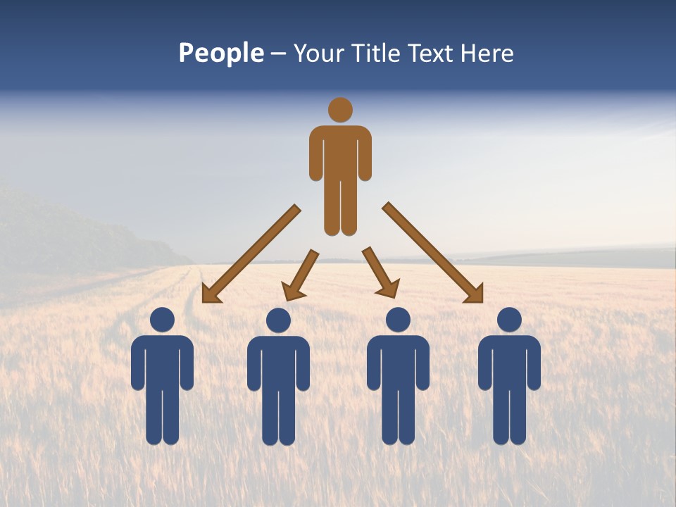 Sunny Closeup Dry PowerPoint Template