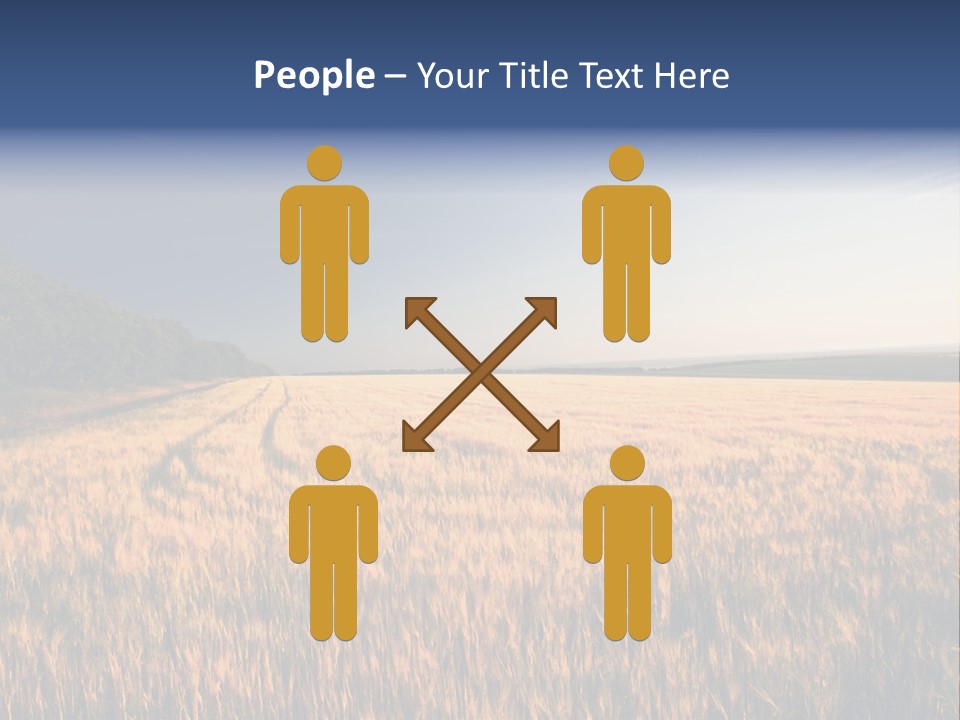 Sunny Closeup Dry PowerPoint Template