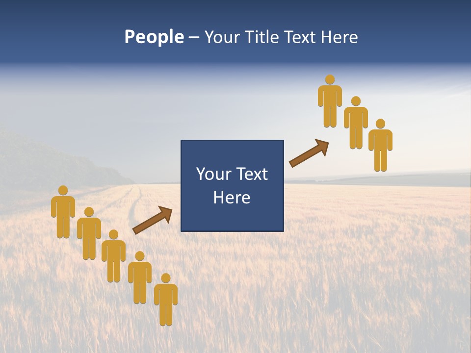 Sunny Closeup Dry PowerPoint Template