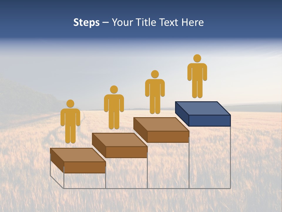 Sunny Closeup Dry PowerPoint Template