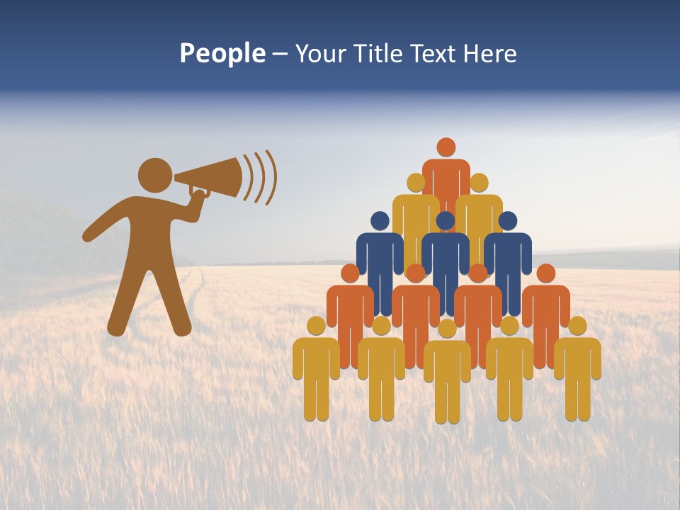 Sunny Closeup Dry PowerPoint Template