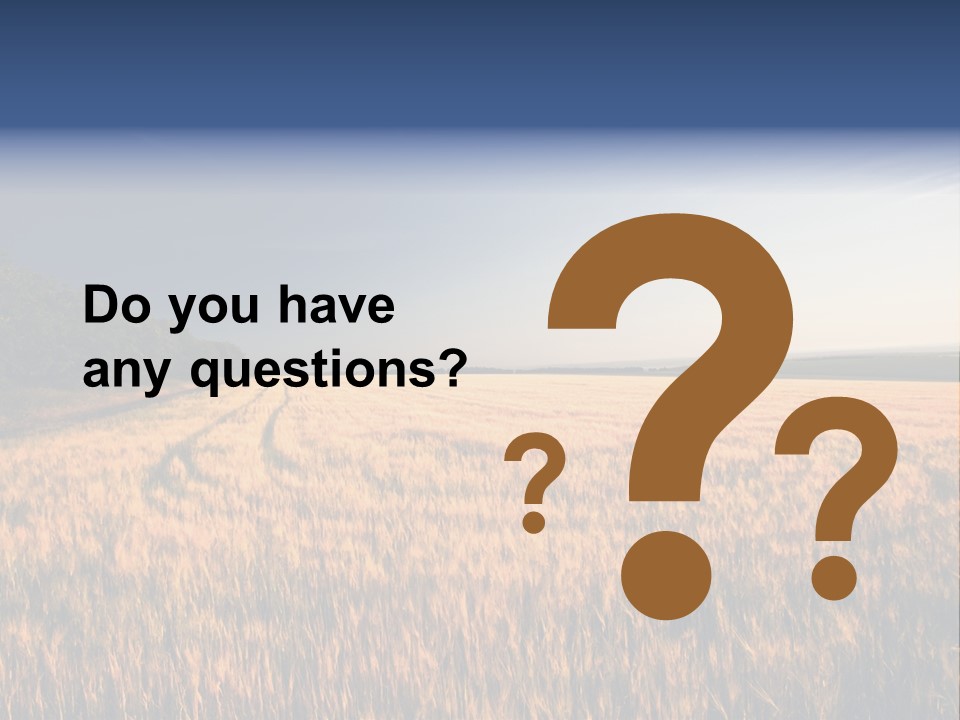 Sunny Closeup Dry PowerPoint Template