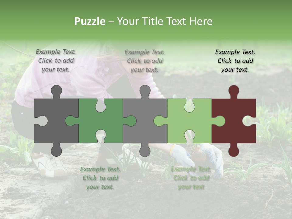 Countryside Seed Female PowerPoint Template