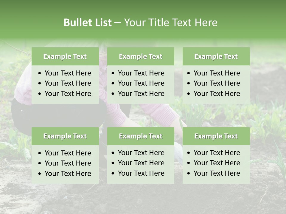 Countryside Seed Female PowerPoint Template