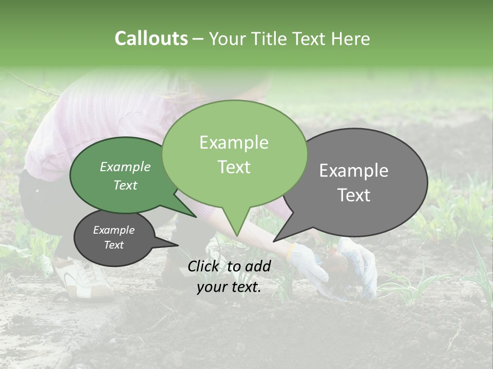 Countryside Seed Female PowerPoint Template