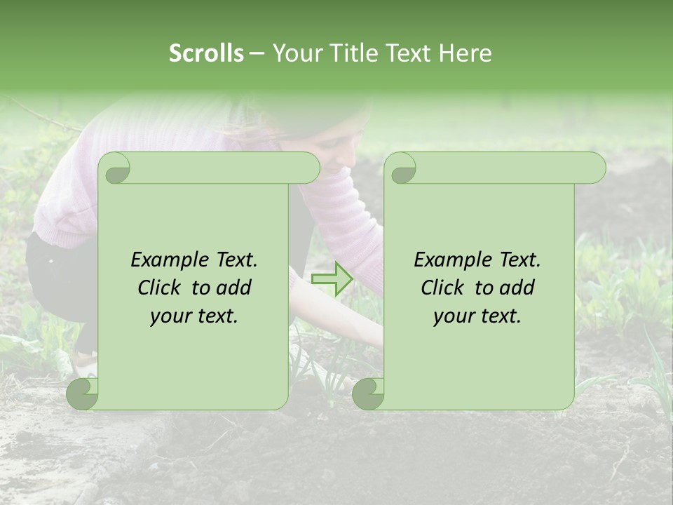 Countryside Seed Female PowerPoint Template