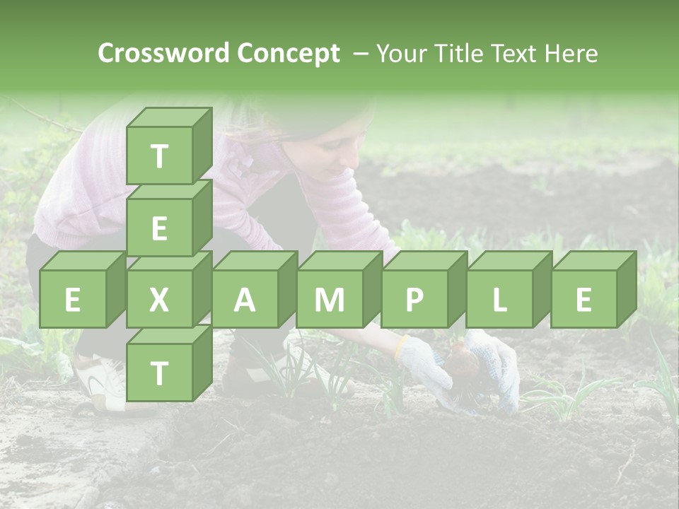 Countryside Seed Female PowerPoint Template