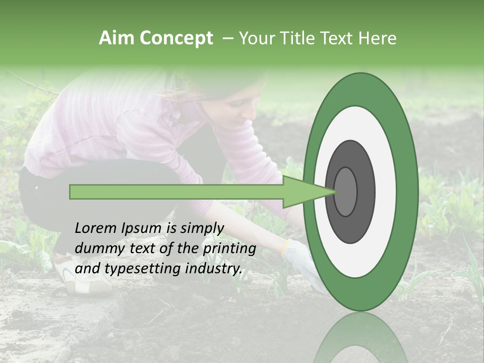 Countryside Seed Female PowerPoint Template