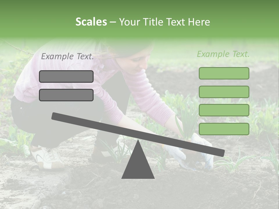 Countryside Seed Female PowerPoint Template