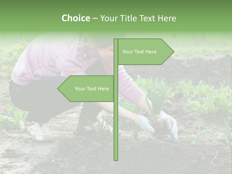 Countryside Seed Female PowerPoint Template