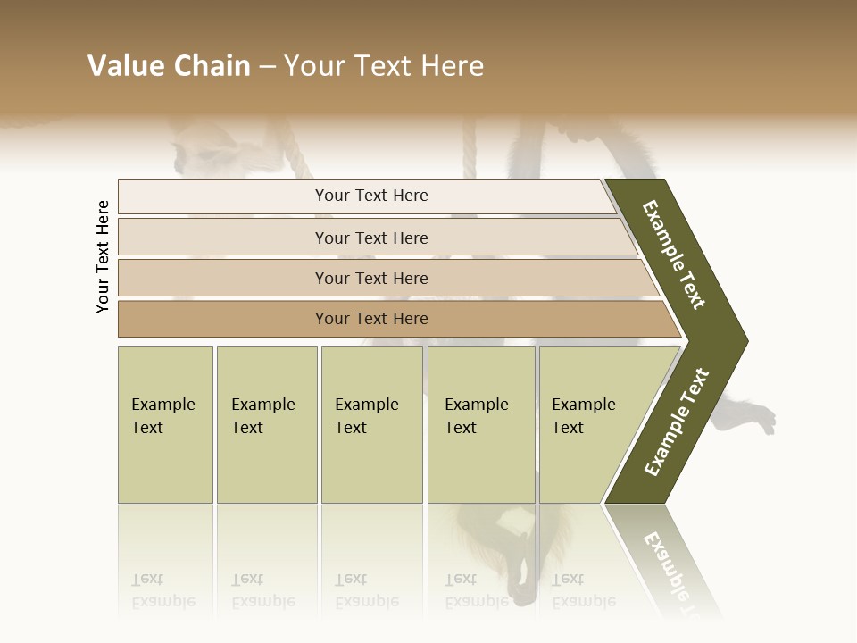 No People Hanging Bonobo PowerPoint Template