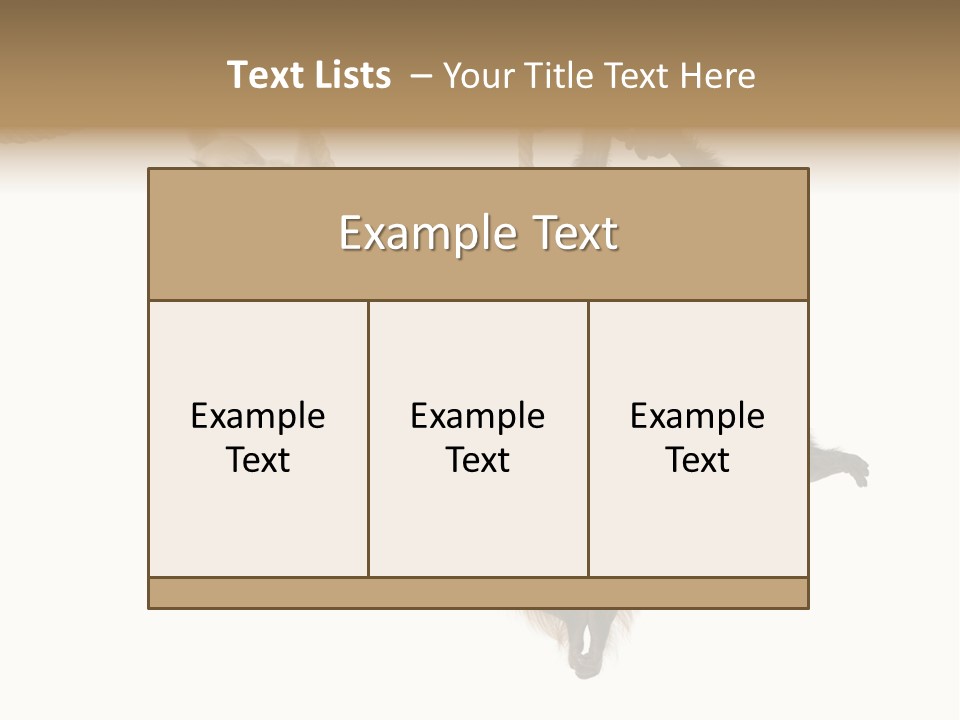 No People Hanging Bonobo PowerPoint Template
