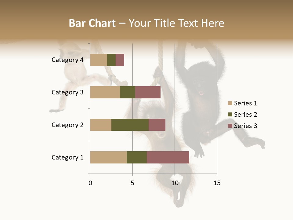 No People Hanging Bonobo PowerPoint Template