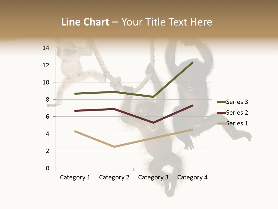 No People Hanging Bonobo PowerPoint Template