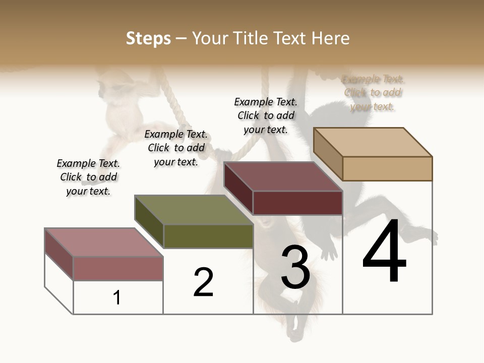 No People Hanging Bonobo PowerPoint Template
