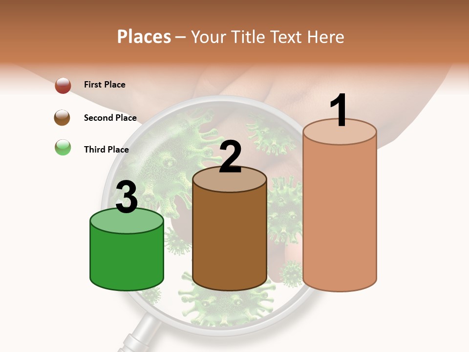 Disinfect Kids Hand Medical PowerPoint Template