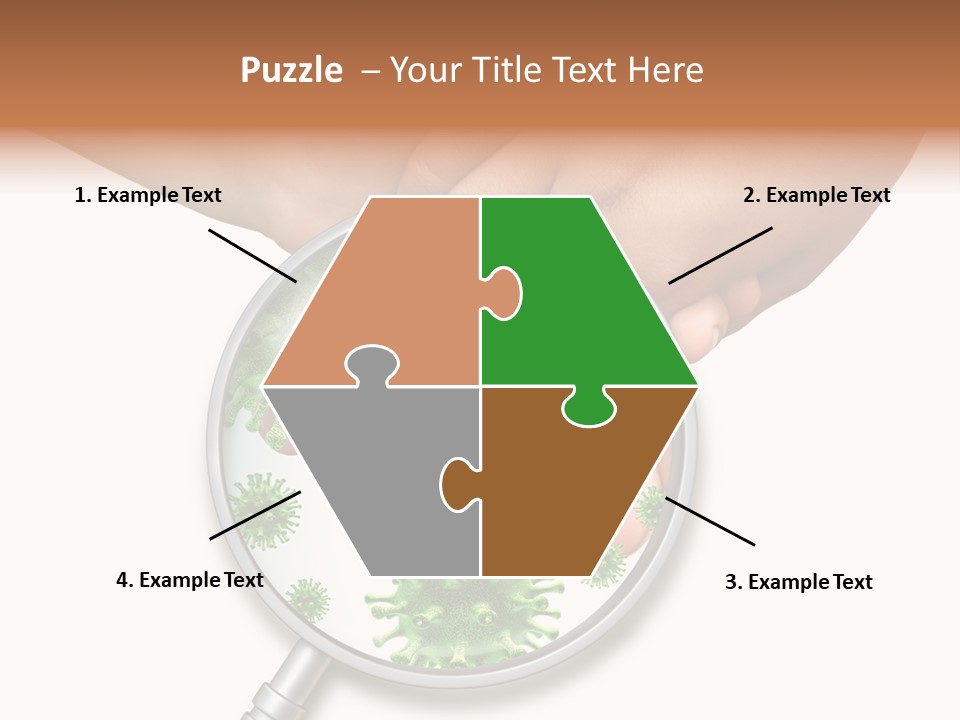 Disinfect Kids Hand Medical PowerPoint Template