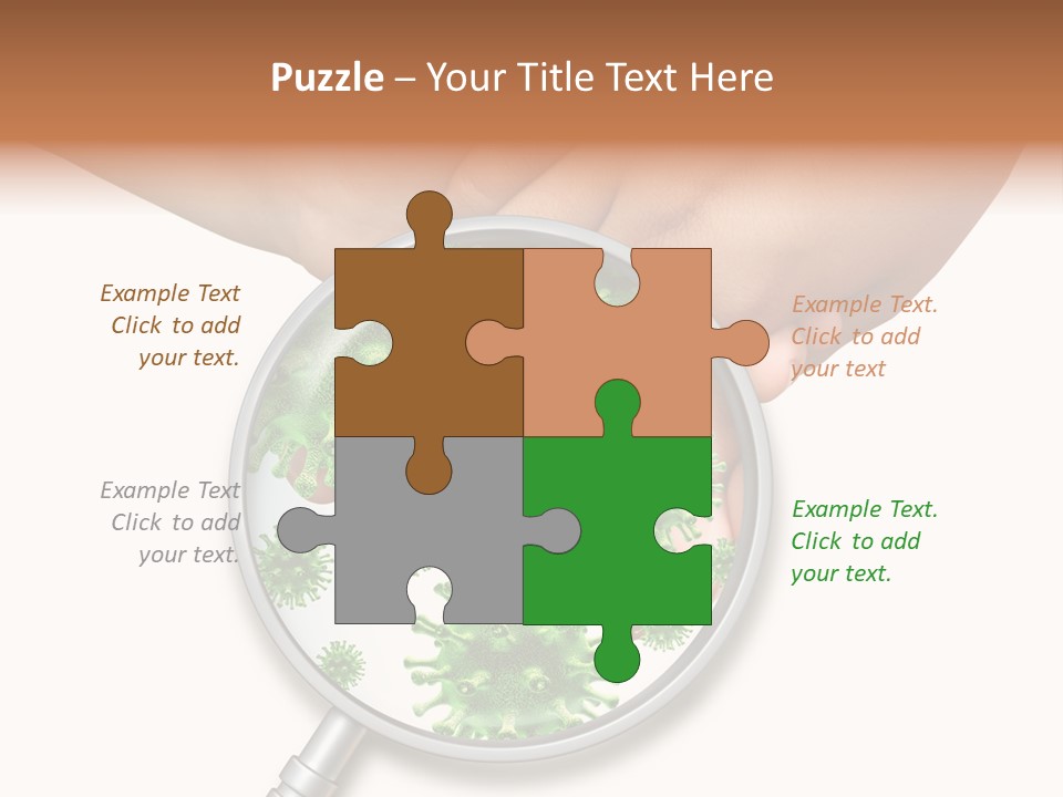 Disinfect Kids Hand Medical PowerPoint Template