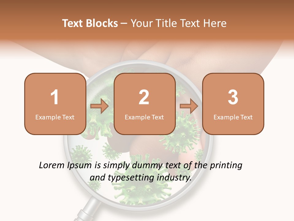 Disinfect Kids Hand Medical PowerPoint Template