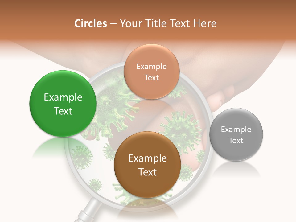 Disinfect Kids Hand Medical PowerPoint Template