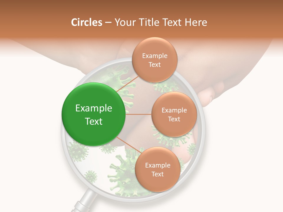 Disinfect Kids Hand Medical PowerPoint Template