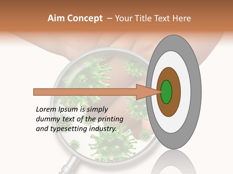 Disinfect Kids Hand Medical PowerPoint Template