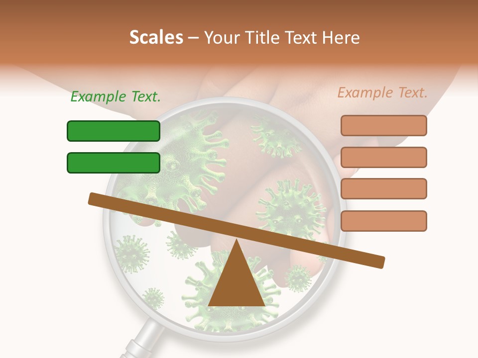 Disinfect Kids Hand Medical PowerPoint Template