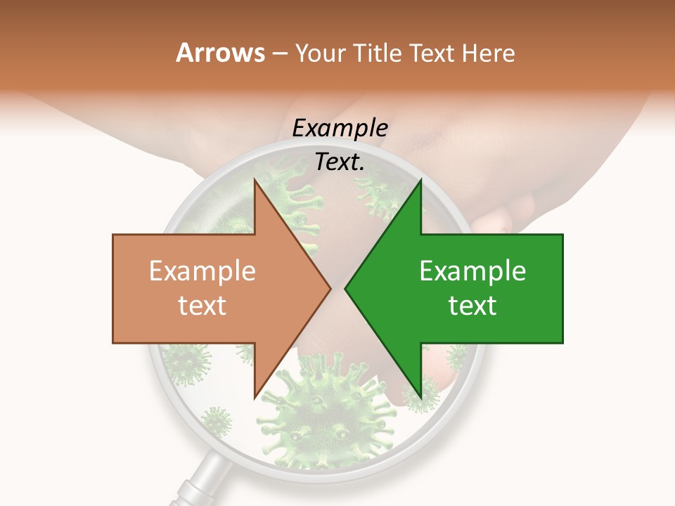 Disinfect Kids Hand Medical PowerPoint Template