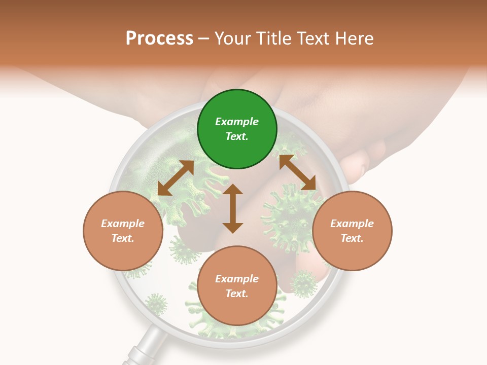 Disinfect Kids Hand Medical PowerPoint Template