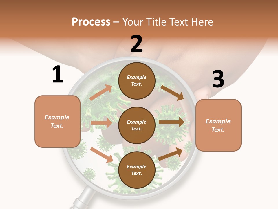 Disinfect Kids Hand Medical PowerPoint Template