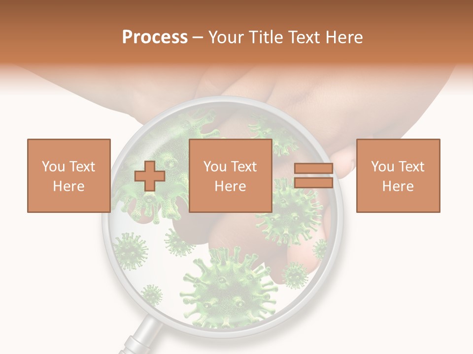 Disinfect Kids Hand Medical PowerPoint Template