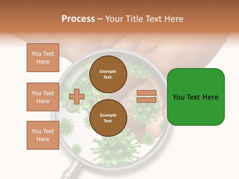 Disinfect Kids Hand Medical PowerPoint Template