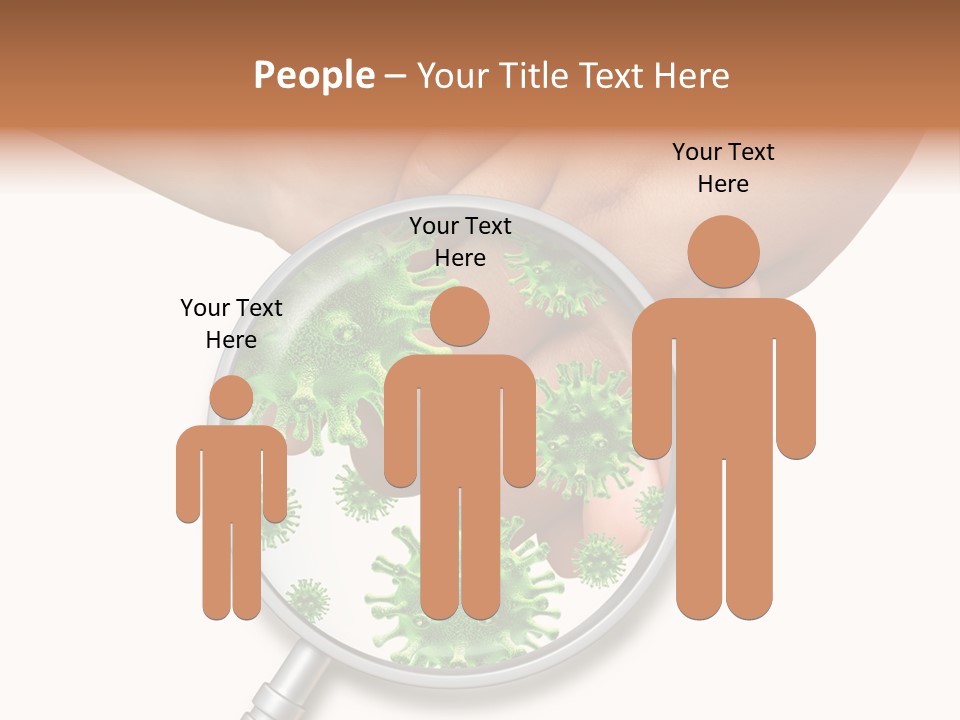 Disinfect Kids Hand Medical PowerPoint Template