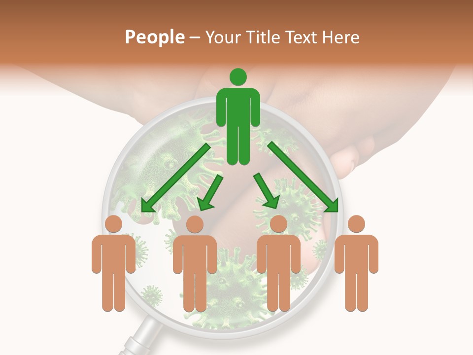 Disinfect Kids Hand Medical PowerPoint Template