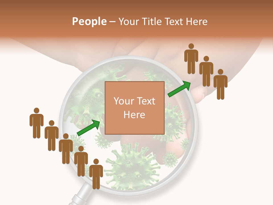 Disinfect Kids Hand Medical PowerPoint Template