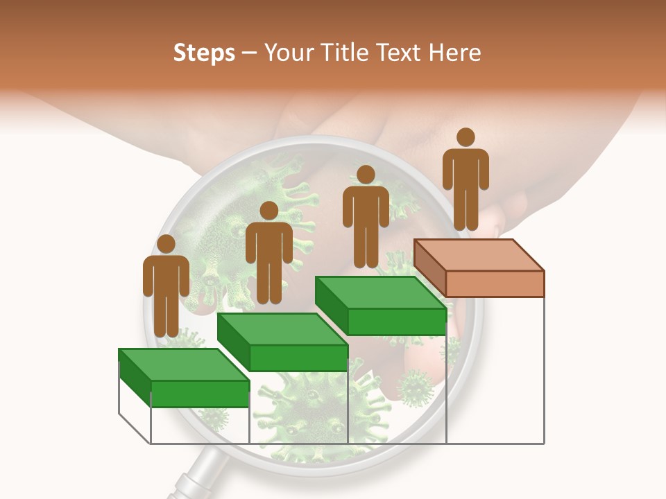 Disinfect Kids Hand Medical PowerPoint Template