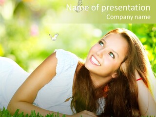 Health Beautiful Summertime PowerPoint Template