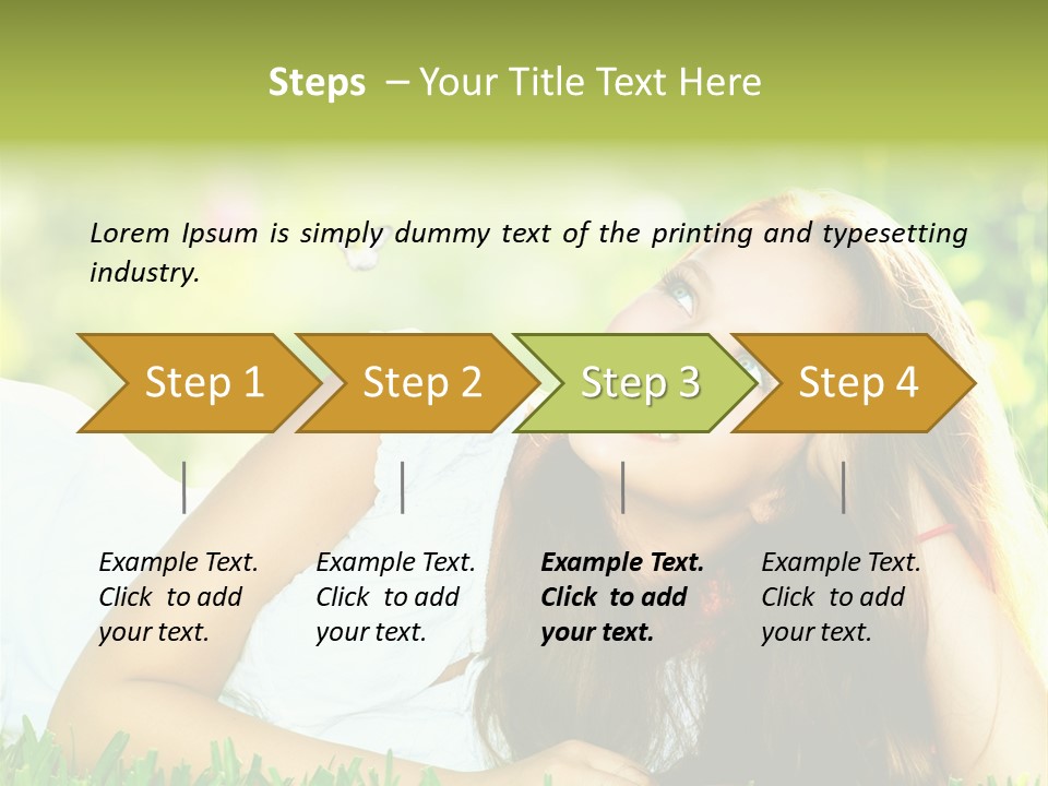 Health Beautiful Summertime PowerPoint Template