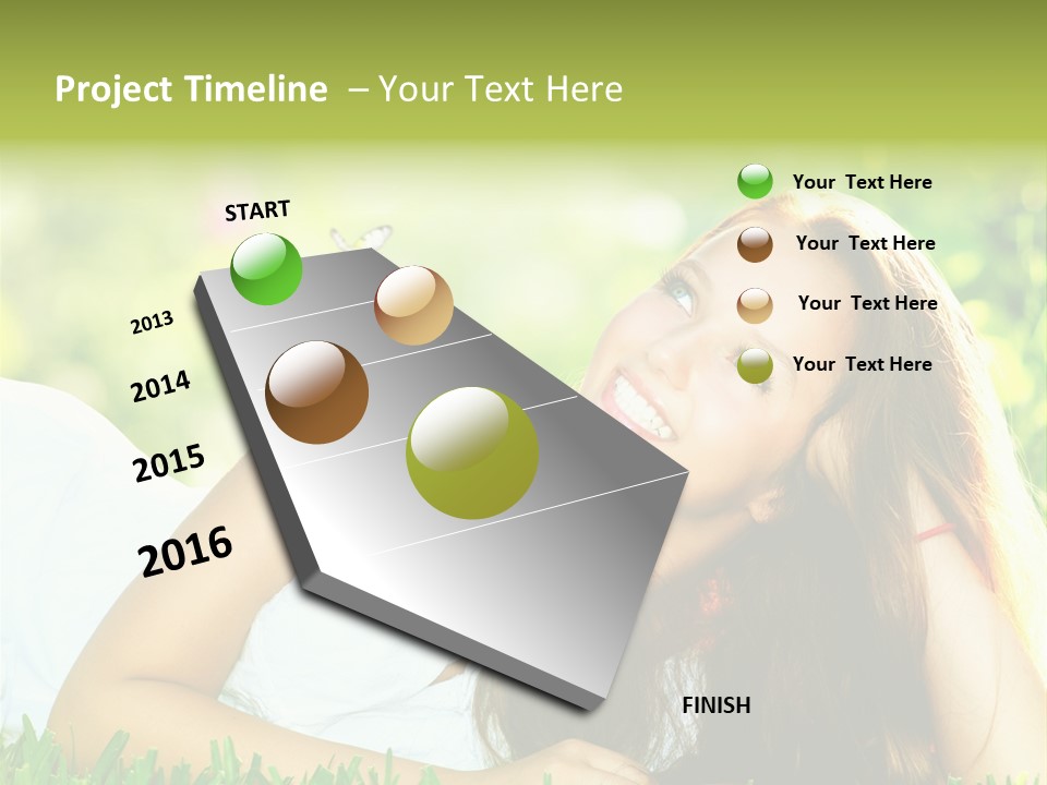 Health Beautiful Summertime PowerPoint Template