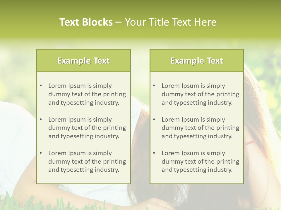 Health Beautiful Summertime PowerPoint Template