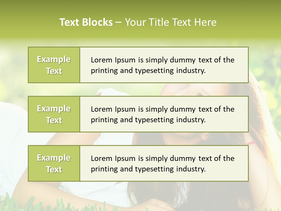 Health Beautiful Summertime PowerPoint Template