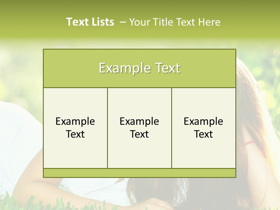 Health Beautiful Summertime PowerPoint Template
