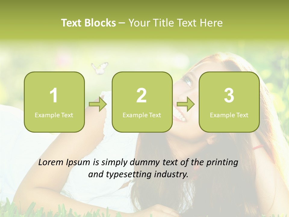 Health Beautiful Summertime PowerPoint Template