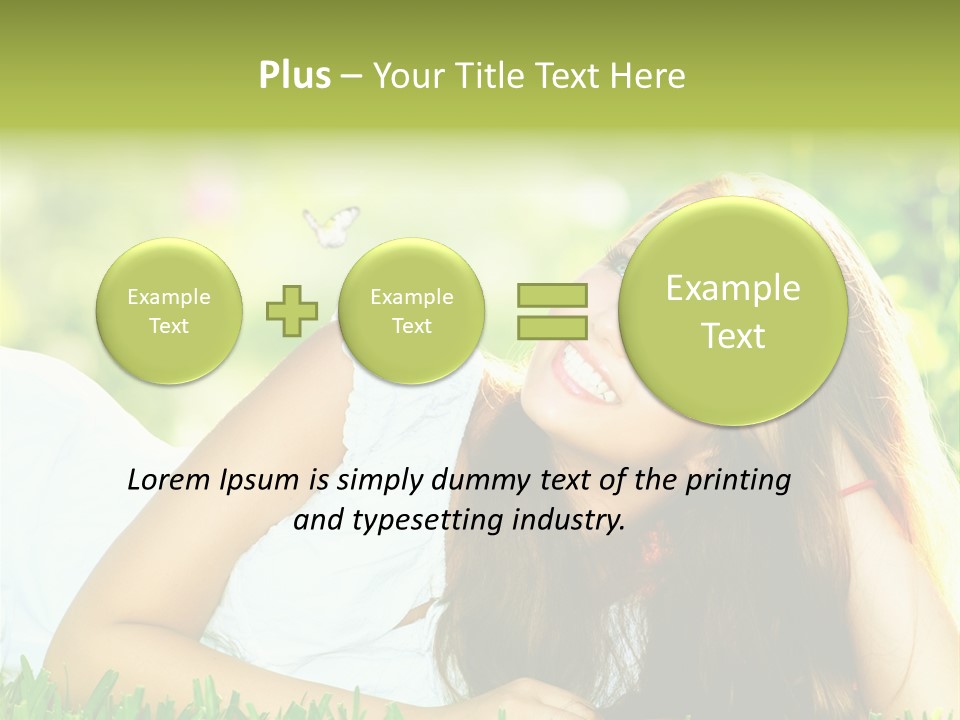 Health Beautiful Summertime PowerPoint Template