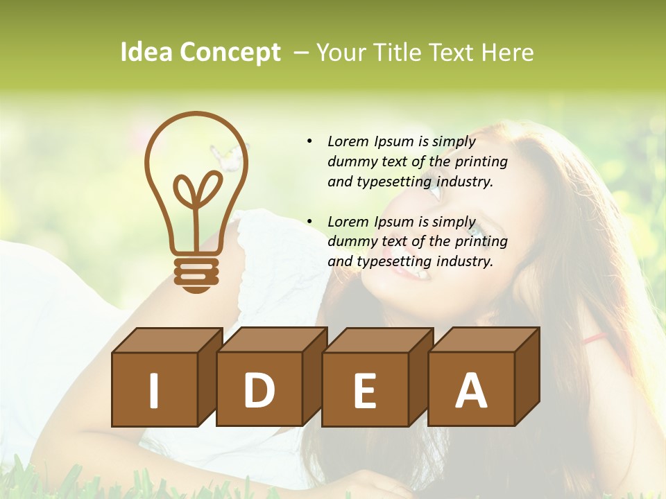 Health Beautiful Summertime PowerPoint Template