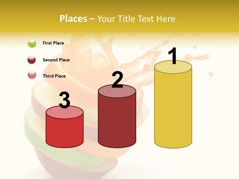 Juice Stack Splash PowerPoint Template