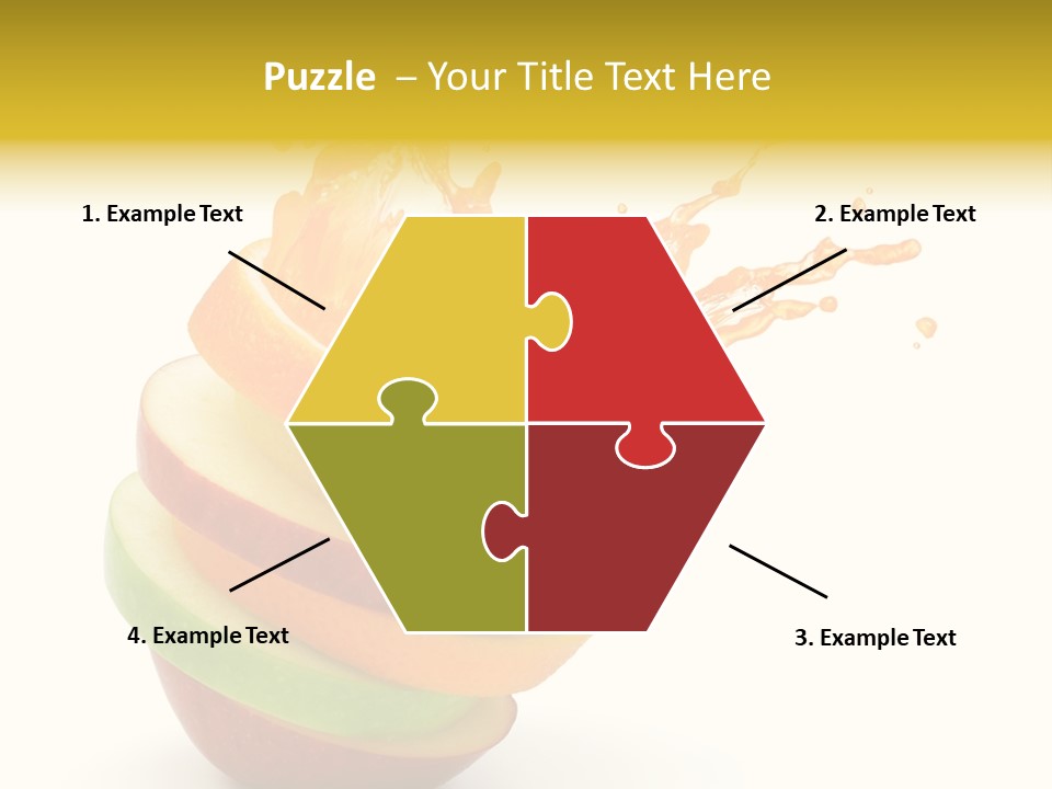 Juice Stack Splash PowerPoint Template